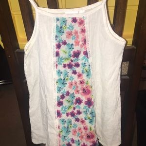 Kids flower tank size 6x
